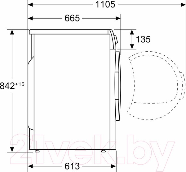 Изображение товара Сушильная машина Bosch WTH85077PL