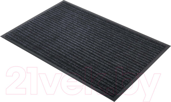 Изображение товара Коврик грязезащитный Kovroff Барьер ребристый 90x150 / 21702 (серый)