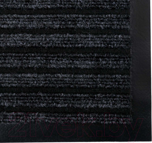 Изображение товара Коврик грязезащитный Kovroff Барьер ребристый 90x150 / 21702 (серый)