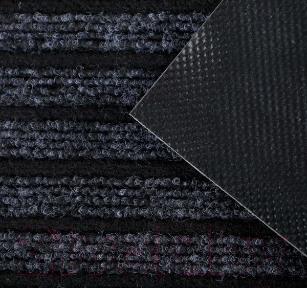 Изображение товара Коврик грязезащитный Kovroff Барьер ребристый 90x150 / 21702 (серый)