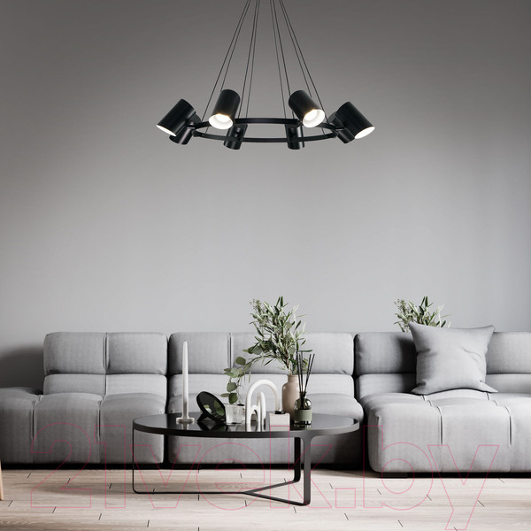 Изображение товара Люстра Евросвет 70147/8 (черный)