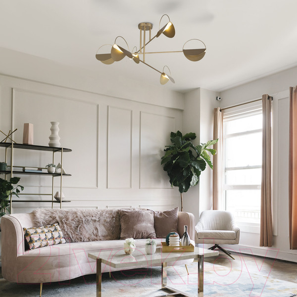 Изображение товара Потолочный светильник Евросвет 70148/6 (золото)