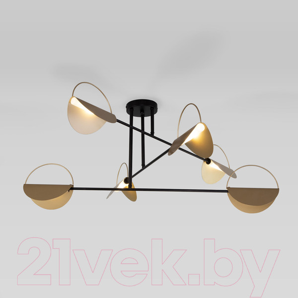 Изображение товара Потолочный светильник Евросвет 70148/6 (черный/золото)