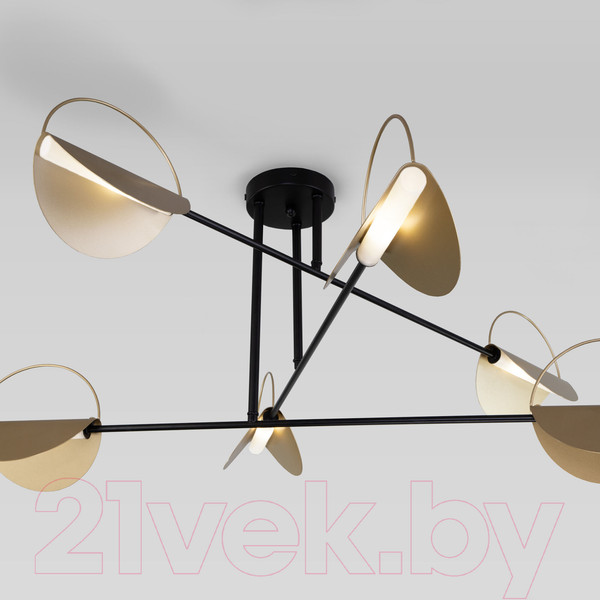 Изображение товара Потолочный светильник Евросвет 70148/6 (черный/золото)
