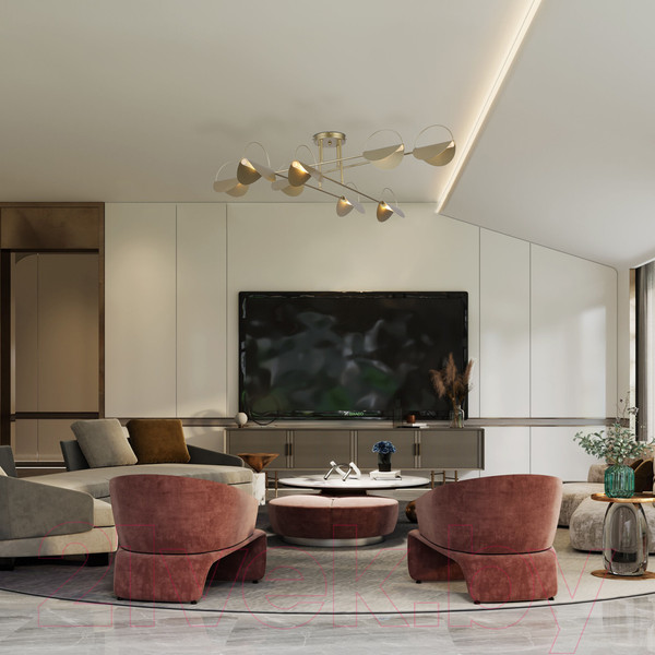 Изображение товара Потолочный светильник Евросвет 70148/8 (золото)