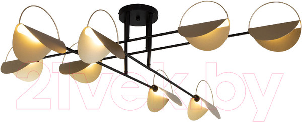 Изображение товара Потолочный светильник Евросвет 70148/8 (черный/золото)