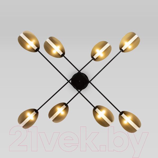 Изображение товара Потолочный светильник Евросвет 70148/8 (черный/золото)