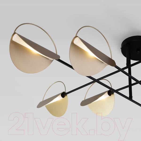 Изображение товара Потолочный светильник Евросвет 70148/8 (черный/золото)