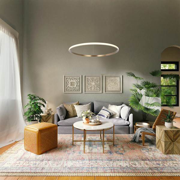 Изображение товара Потолочный светильник Евросвет 90264/1 (латунь)