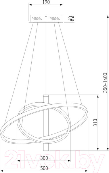 Изображение товара Люстра Евросвет 90270/1 (черный)