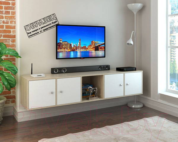 Изображение товара Тумба MFMaster Прайм-51-1 (белый)