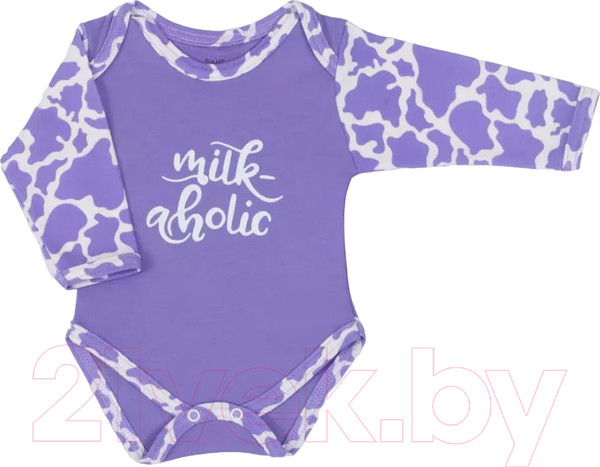 Изображение товара Боди для малышей Rant Milk-Aholic С длинным рукавом / 6181 (фиолетовый, р.68)