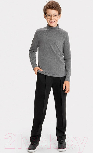 Изображение товара Водолазка детская Mark Formelle 123344 (р.134-68, темно-серый меланж 4348-F)