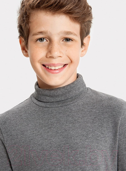 Изображение товара Водолазка детская Mark Formelle 123344 (р.134-68, темно-серый меланж 4348-F)