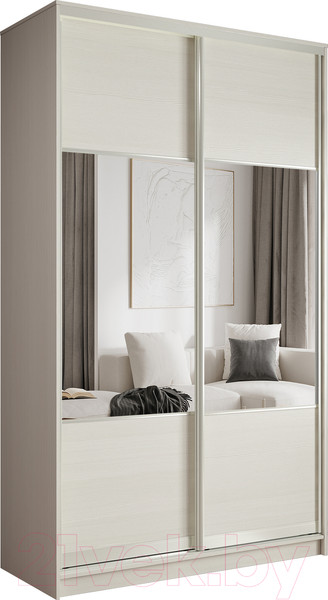 Изображение товара Шкаф-купе Евва 16 BBZ.01 / АЭП ШК.2 01 (бодега/жемчуг зерно)