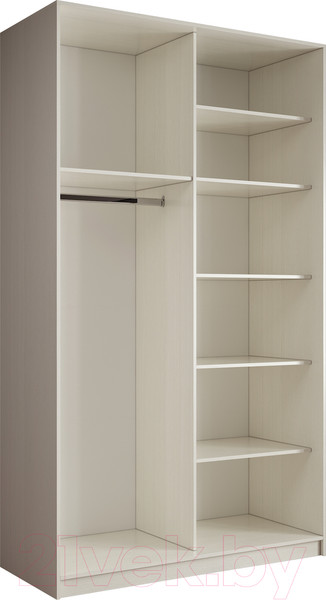 Изображение товара Шкаф-купе Евва 16 BBZ.02 / АЭП ШК.2 01 (бодега/жемчуг зерно)