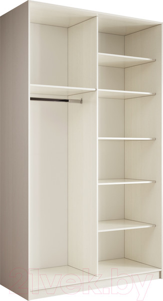 Изображение товара Шкаф-купе Евва 14 BBZ.01 / АЭП ШК.2 02 (бодега/жемчуг зерно)