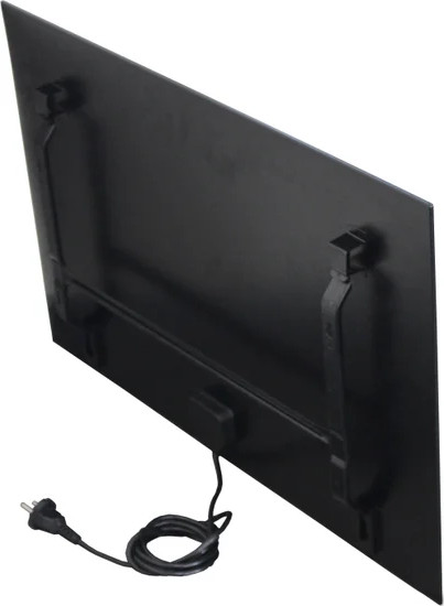 Изображение товара Инфракрасный обогреватель Теплофон Glassar 400 ЭРГН 0.4 c умным сетевым шнуром (черный)