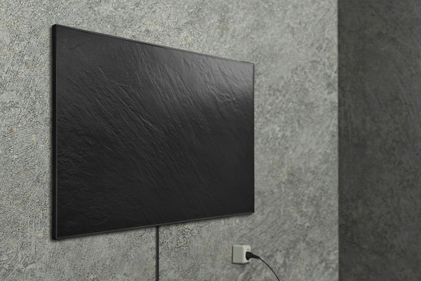 Изображение товара Кварцевый обогреватель Теплофон Granit ЭРГН 0.9 1200х600мм (черный)