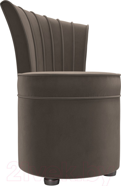 Изображение товара Кресло мягкое Лига Диванов Ирис (велюр коричневый)