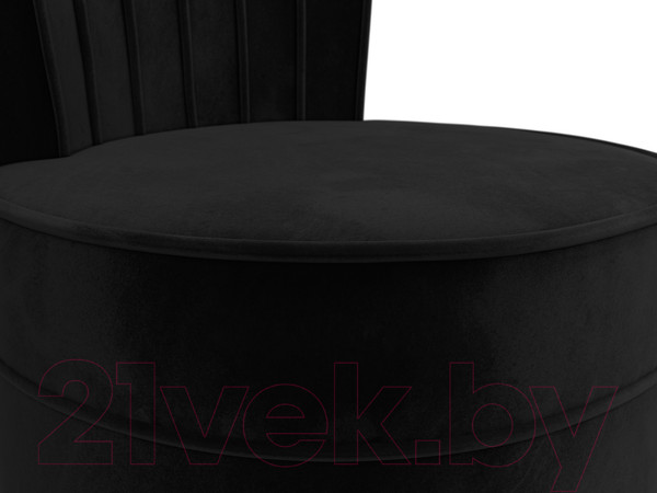 Изображение товара Кресло мягкое Лига Диванов Ирис (велюр черный)