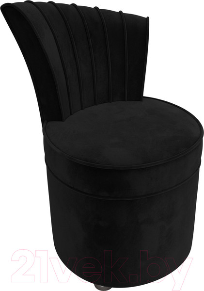 Изображение товара Кресло мягкое Лига Диванов Ирис (велюр черный)