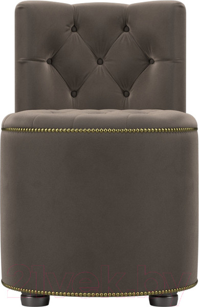 Изображение товара Пуф Лига Диванов Саваж (велюр коричневый)