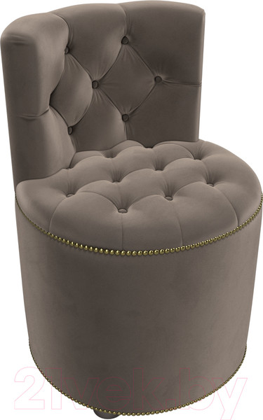 Изображение товара Пуф Лига Диванов Саваж (велюр коричневый)