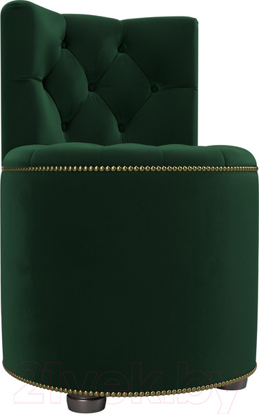 Изображение товара Пуф Лига Диванов Саваж (велюр зеленый)