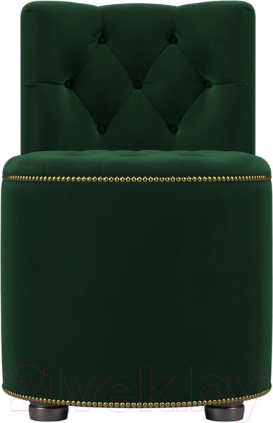 Изображение товара Пуф Лига Диванов Саваж (велюр зеленый)