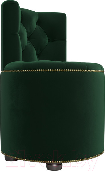 Изображение товара Пуф Лига Диванов Саваж (велюр зеленый)