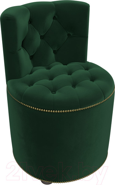 Изображение товара Пуф Лига Диванов Саваж (велюр зеленый)