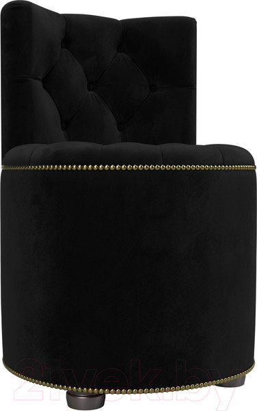 Изображение товара Пуф Лига Диванов Саваж (велюр черный)