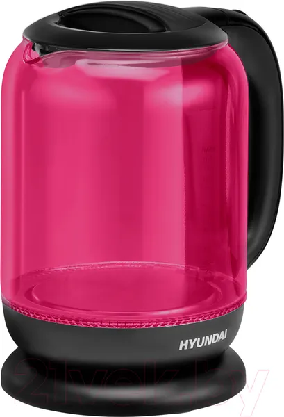 Изображение товара Электрочайник Hyundai HYK-G4808 (малиновый/черный)