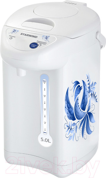 Изображение товара Термопот StarWind STP2851 (белый/голубой)