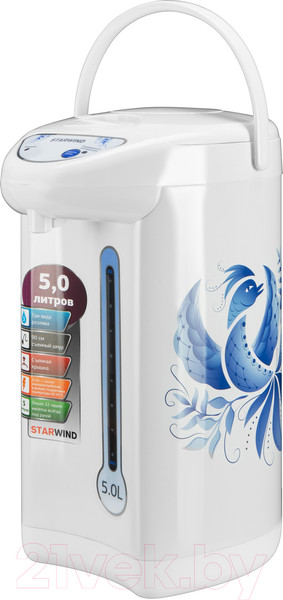 Изображение товара Термопот StarWind STP2851 (белый/голубой)