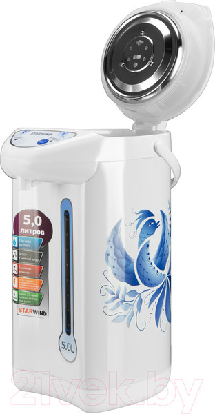 Изображение товара Термопот StarWind STP2851 (белый/голубой)