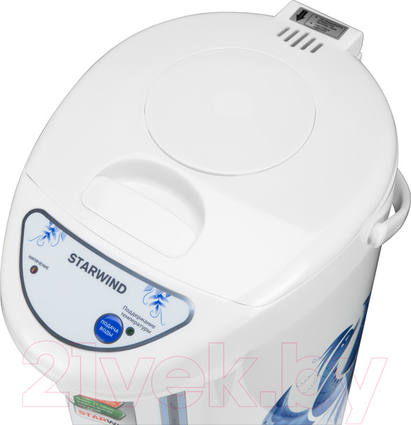 Изображение товара Термопот StarWind STP2851 (белый/голубой)