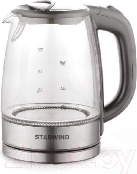 Изображение товара Электрочайник StarWind SKG2315 (серый/серебристый)