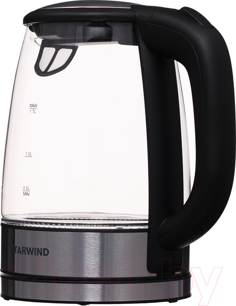 Изображение товара Электрочайник StarWind SKG5210 (черный/серебристый)