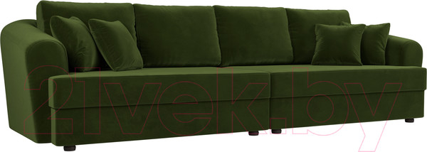 Изображение товара Диван Лига Диванов Милтон / 109778 (микровельвет зеленый)