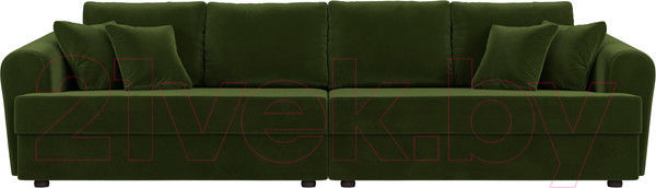 Изображение товара Диван Лига Диванов Милтон / 109778 (микровельвет зеленый)