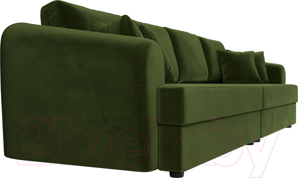 Изображение товара Диван Лига Диванов Милтон / 109778 (микровельвет зеленый)