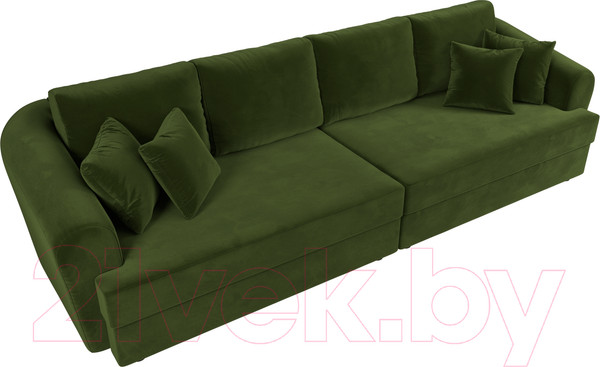 Изображение товара Диван Лига Диванов Милтон / 109778 (микровельвет зеленый)