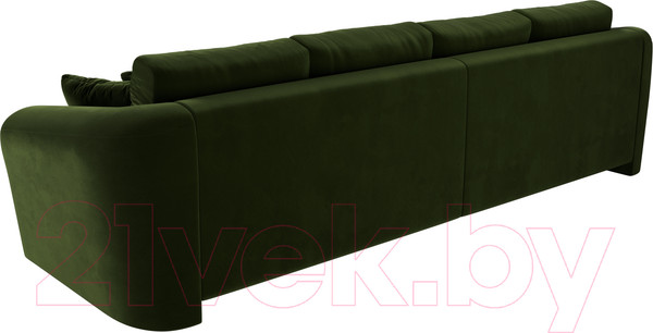 Изображение товара Диван Лига Диванов Милтон / 109778 (микровельвет зеленый)