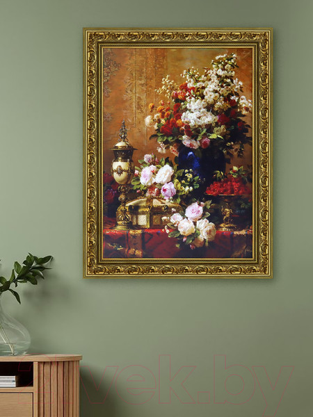 Изображение товара Картина Декарт Цветы в вазах 8Л1621 (в раме)