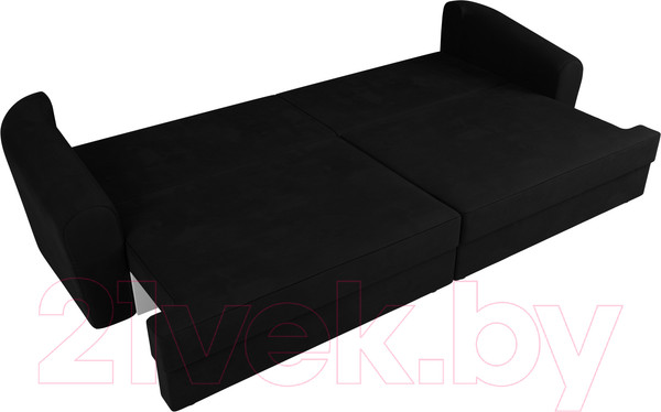 Изображение товара Диван Лига Диванов Милтон / 109783 (микровельвет черный)