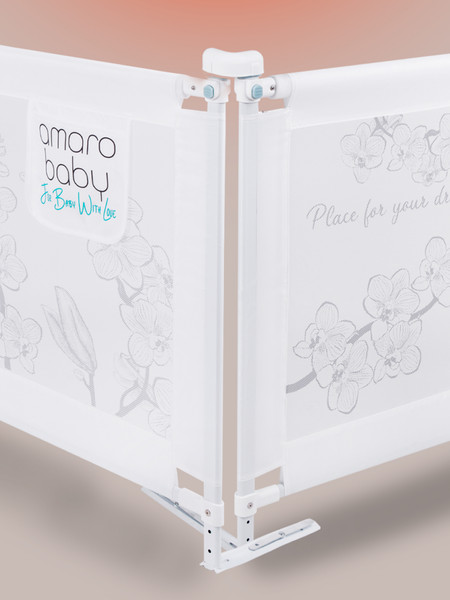 Изображение товара Ограждение для кровати Amarobaby Safety Of Dreams / AB-SOFD-BSR-BEL-160 (белый)