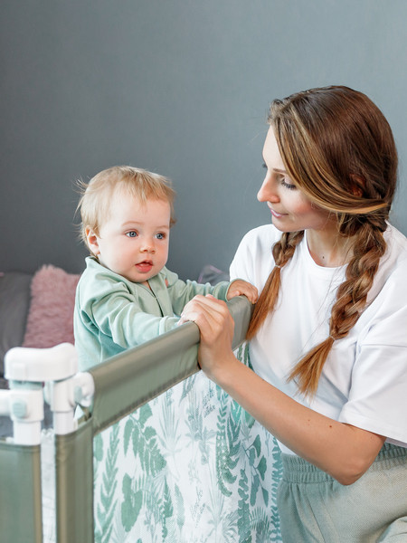 Изображение товара Ограждение для кровати Amarobaby Safety Of Dreams / AB-SOFD-BSR-BEL-200 (белый)