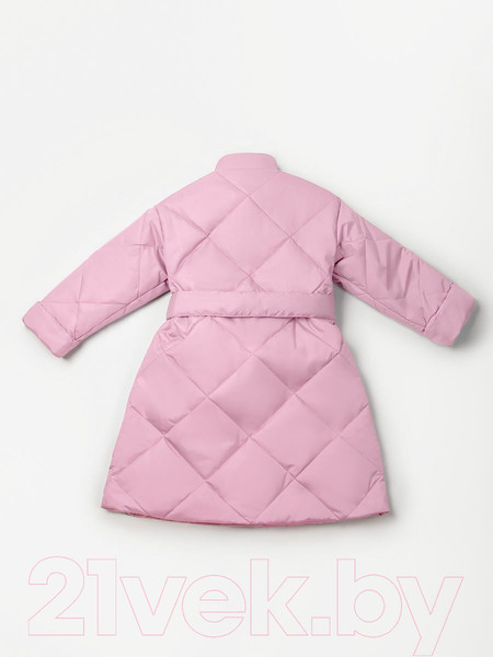 Изображение товара Пальто детское Amarobaby Trendy / AB-OD22-TRENDY29/06-134 (розовый, р.134-140)
